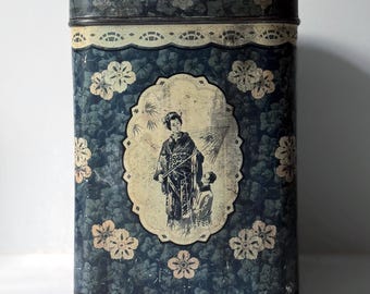 Antique Bekkers & Zoon Holland Metal Tea Tin