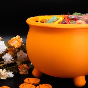 Witches Halloween Candy Bowl Cauldron