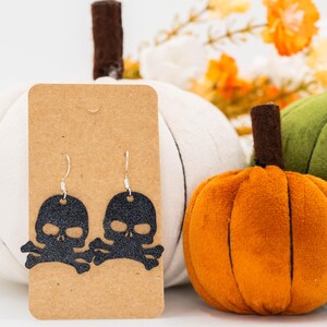 Halloween Skull & Cross Bone Earrings
