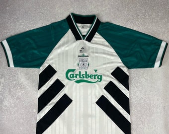 Liverpool 1993-1995 Sz S-XXL Auswärts Retro Fußballtrikot Hemd Salah Kit Trikot Maillot England Vintage y2k