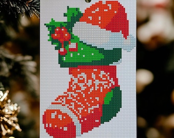 Christmas Design for Cross Stitch - Festive Stocking