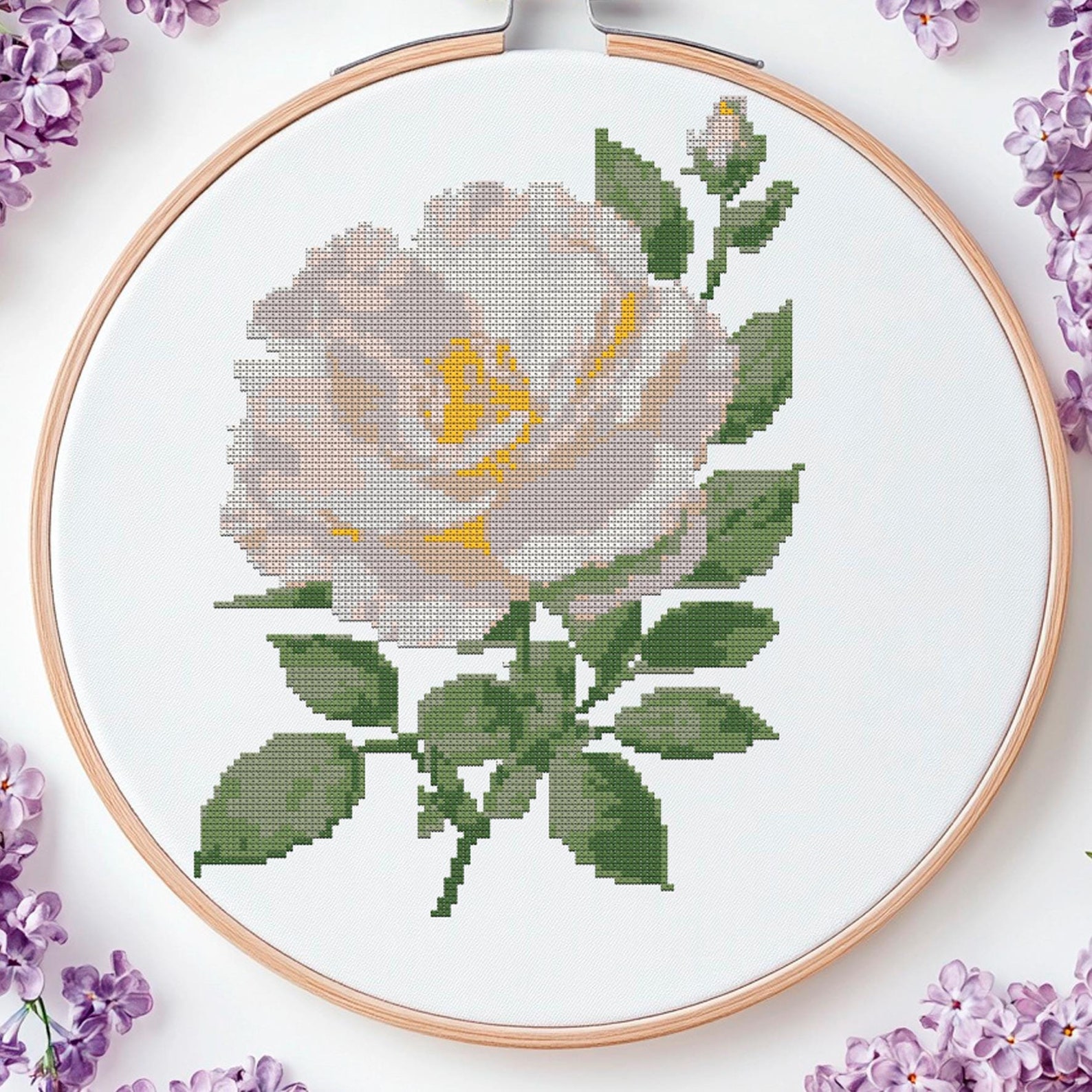 Cross Stitch - Ivory