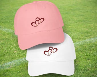 Gorro de corazón con inicial bordada, regalo personalizado para parejas