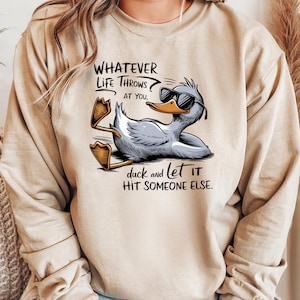 Funny Sweatshirt, Happy Sweatshirt, Unisex Sweatshirt, Crewneck Jumper, Cozy Sweater, Sarcastic Sweater