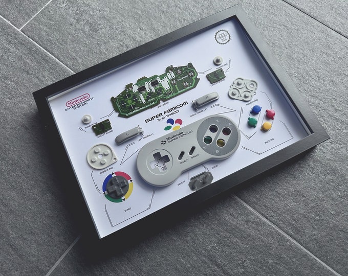 Nintendo Super Famicom Retro Gaming Frame (super Nintendo) - Etsy