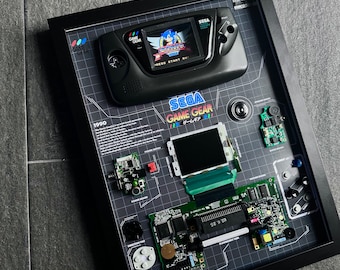 Sega Gamegear Retro Gaming Frame - Etsy