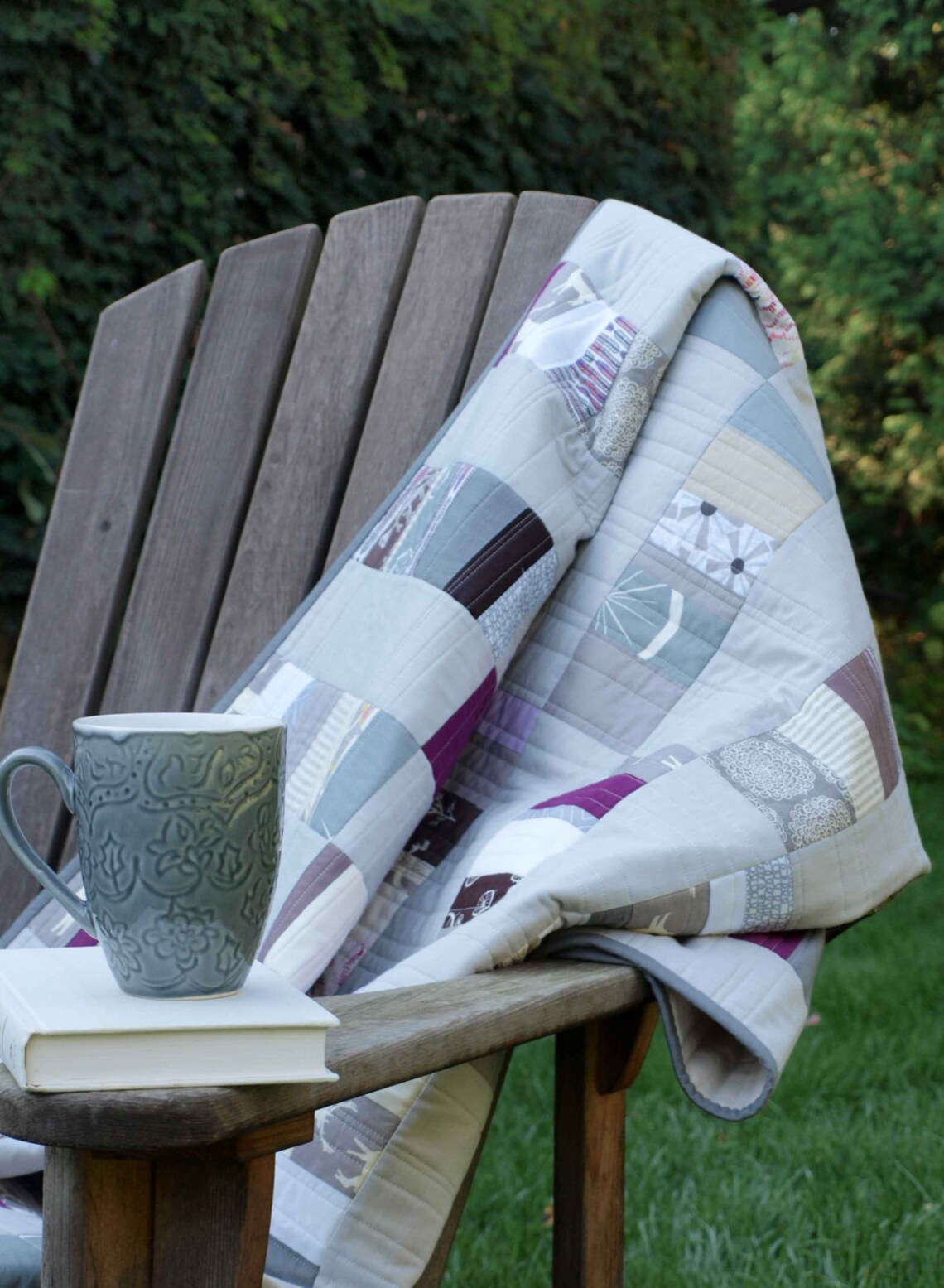 Modern Organic Cotton Patchwork Quilt Custom Made to Order Etsy