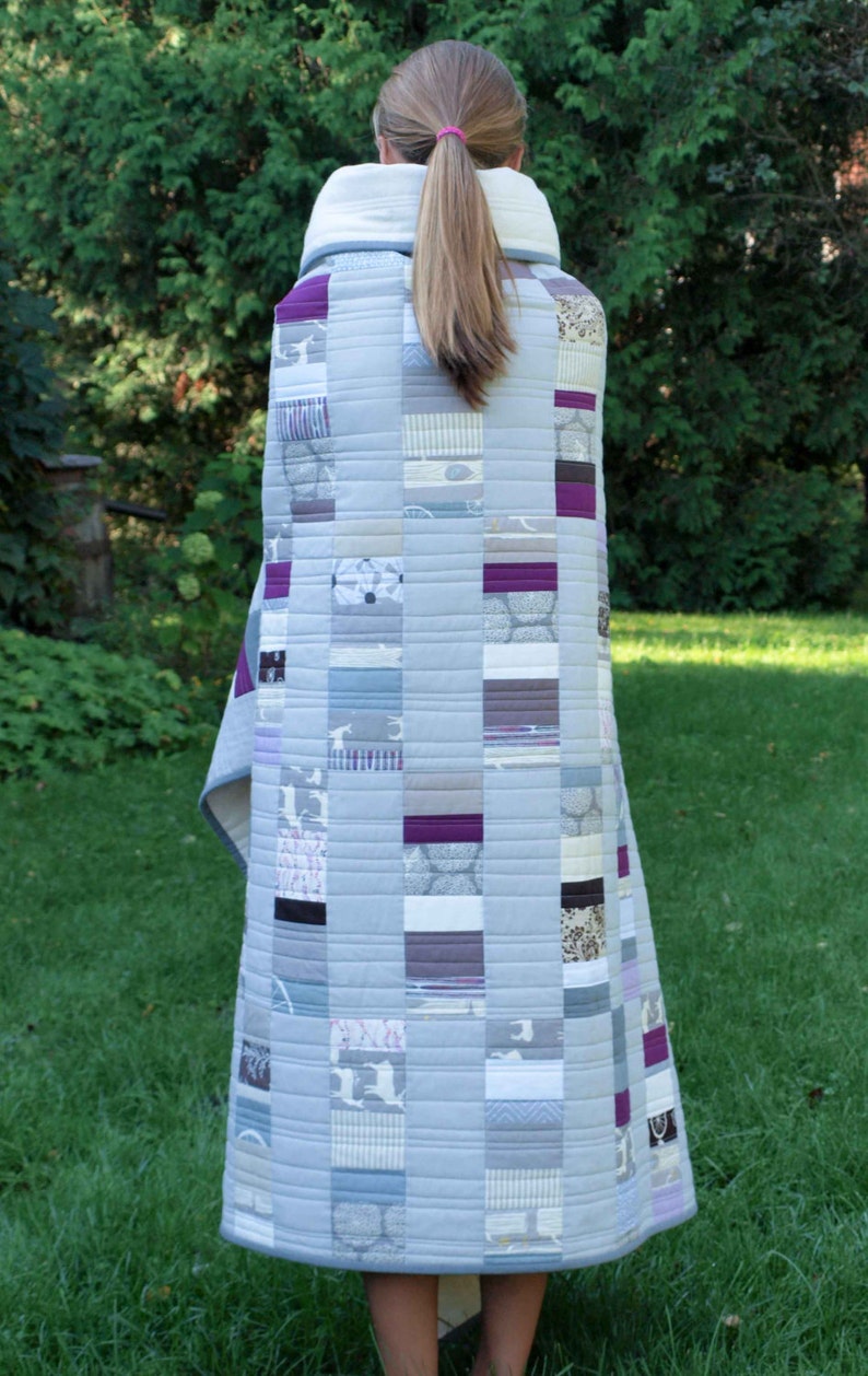 Modern Organic Cotton Patchwork Quilt Custom Made to Order Etsy