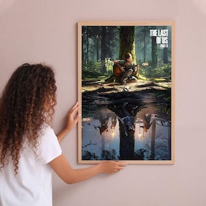 The Last Of Us Part 2 Jogo Filme Pôster Arte de Parede Decoração de Casa Pôster Personalizado Impressão Presentes Personalizados para ela e ele