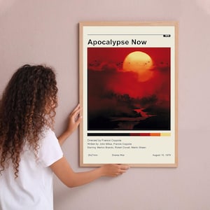 Apocalypse Now Vintage Poster Minimalist Movie Poster Wall Art Home Decor Custom Poster Print Personalized Gifts for her him