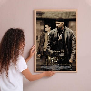 Training Day Movie Poster Wall Art Home Decoration Custom Poster Print Personalized Gifts for her him