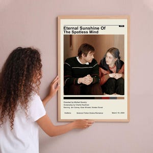 Eternal Sunshine Of The Spotless Mind Poster Movie Poster Wall Art Home Decoration Custom Poster Print Personalized Gifts for her him