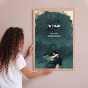 Past Lives Movie Poster Wall Art Home Decoration Custom Poster Print Personalized Gifts for her him