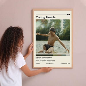 Young Hearts Vintage Poster Minimalist Movie Poster Wall Art Home Decor Custom Poster Print Personalized Gifts for her him