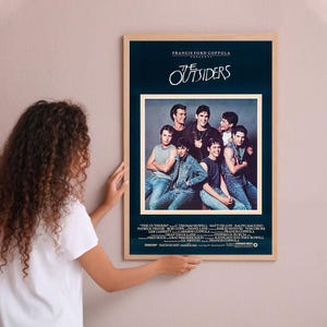 The Outsiders Movie Poster Wall Art Home Decoration Custom Poster Print Personalized Gifts for her him