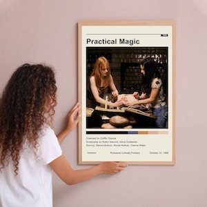 Practical Magic Vintage Poster Minimalist Movie Poster Wall Art Home Decor Custom Poster Print Personalized Gifts for her him