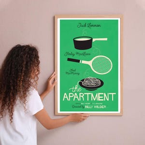 O apartamento pôster de filme arte de parede decoração de casa pôster personalizado impressão presentes personalizados para ela ele