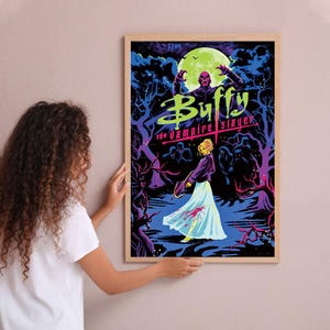 Buffy the Vampire Slayer Movie Poster Wall Art Home Decoration Custom Poster Print Personalized Gifts for her him