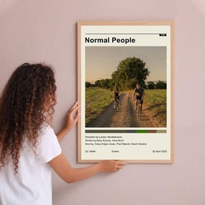 Normal People 2020 Vintage Poster Minimalist Movie Poster Wall Art Home Decor Custom Poster Print Personalized Gifts for her him