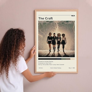 The Craft Vintage Poster Minimalist Movie Poster Wall Art Home Decor Custom Poster Print Personalized Gifts for her him