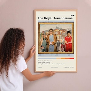 The Royal Tenenbaums Poster Movie Poster Wall Art Home Decoration Custom Poster Print Personalized Gifts for her him