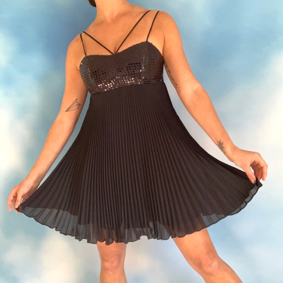 Empire Waist Babydoll Mini Dress 