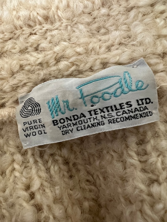 Mr. Poodle Wool Bouclé Collared Wrap Sweater (siz… - image 8