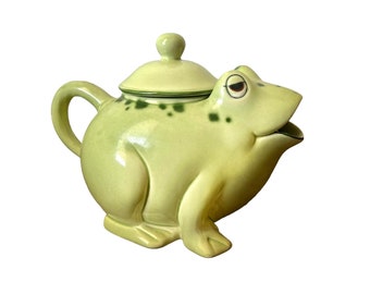 60s Ceramic Frog Teapot