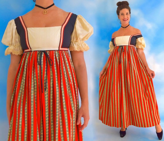Vintage 60s 70s Gunne Sax Style Meadow Dancer Cali