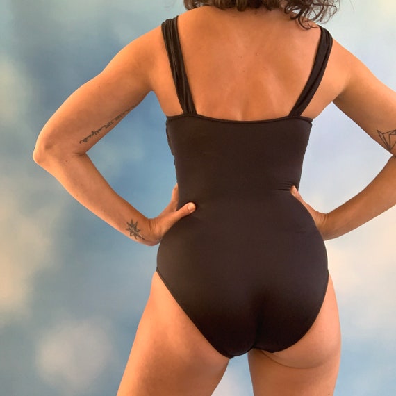 90s does 50s Black Maillot (size xs, small) - image 4