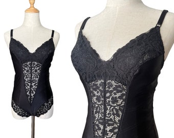 Black Lace Bodysuit with Underwire (size small)