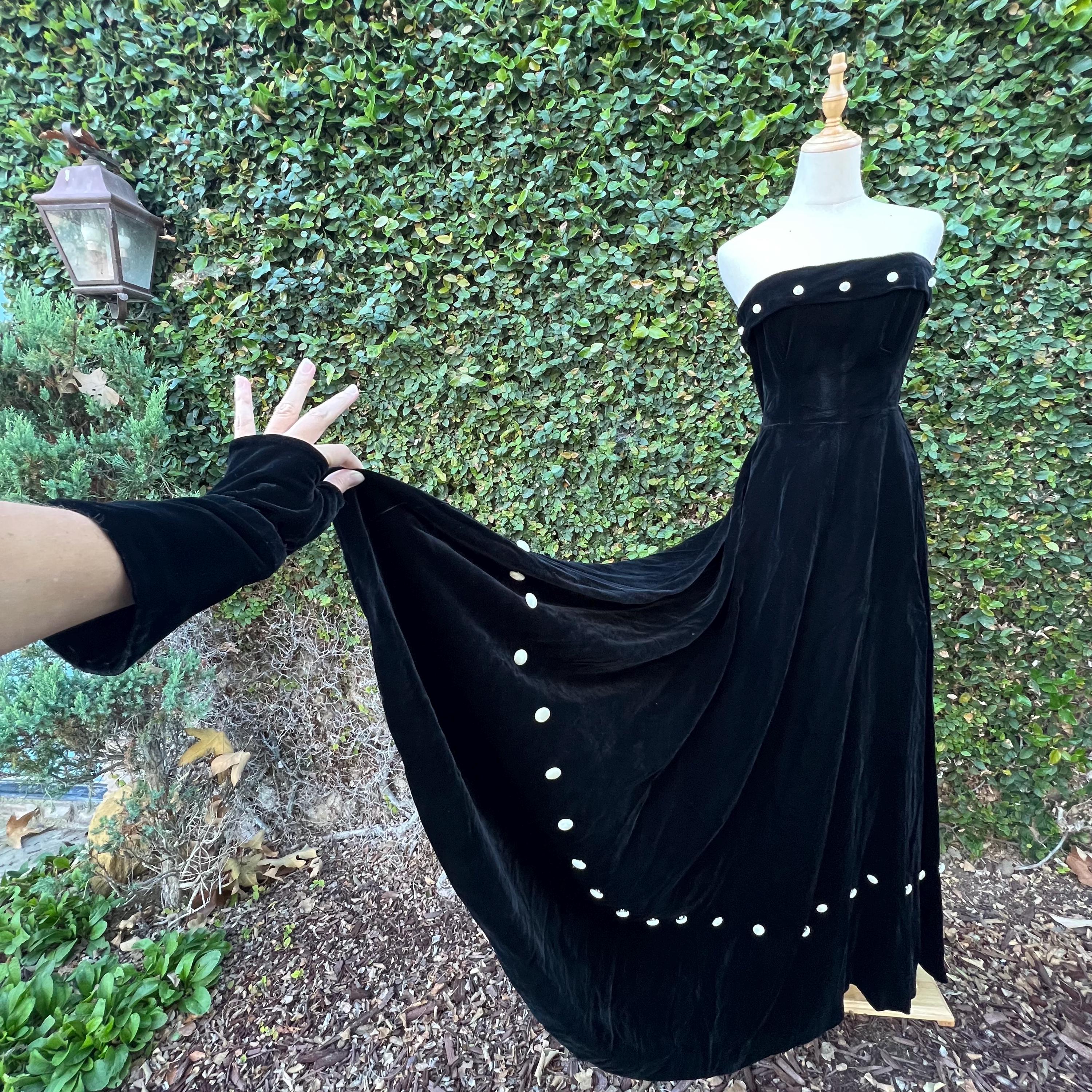 60s black tie dress Retro 50s 60s Tea Length Black Lace Tulle Formal Dress DV1036 Size 20W / Black main image 0