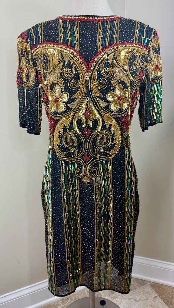 baroque sequin dress Emery Baroque Sequin Dress Dress the Population