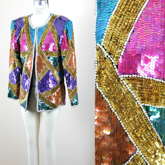 beaded evening jacket