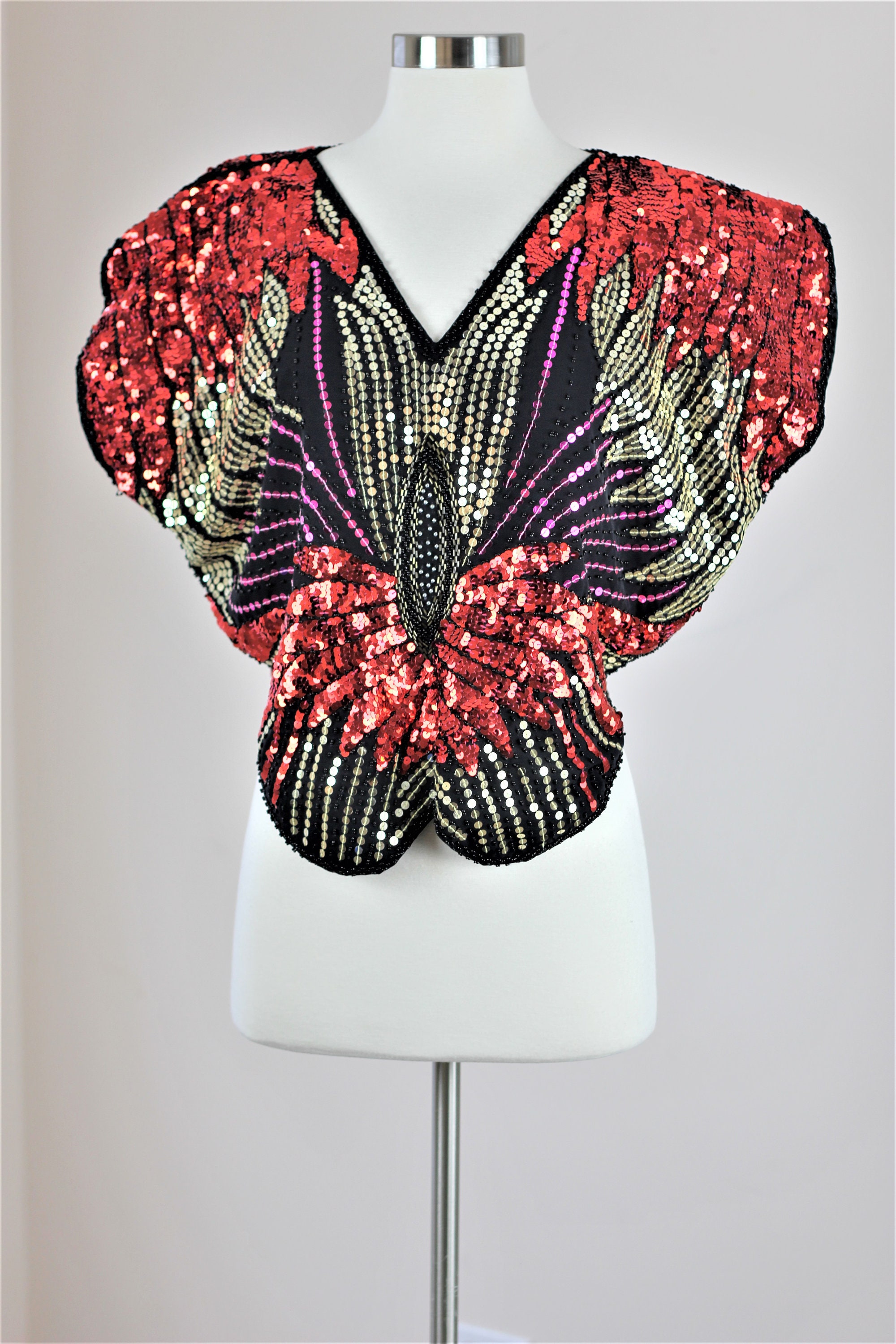 トップス theredthread S shirring butterfly tops THEREDTHREAD / ザレッドスレッド】S shirring butterfly tops