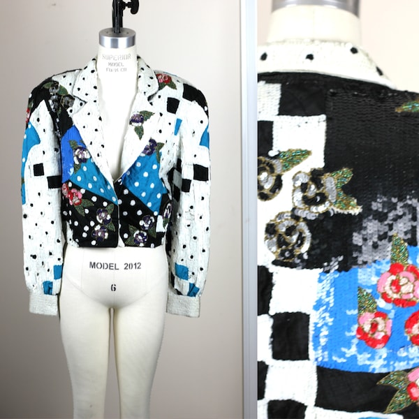 Set with Sequin Detailed Jacket