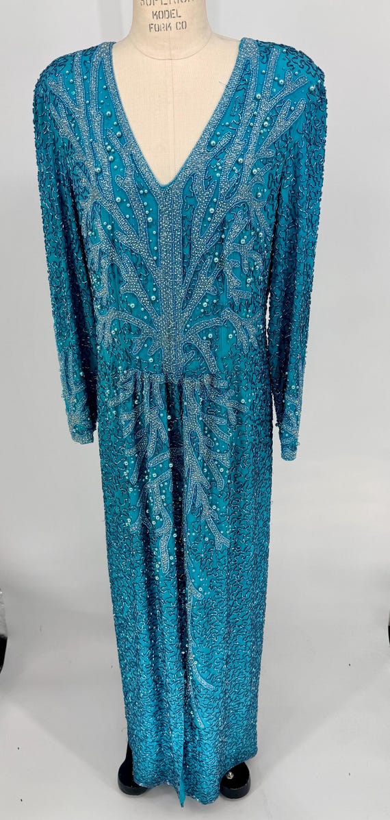 long sequin dress size 16 Ellie Wilde EW34016 Size 16 Forest Light Prom Dress Long Sequin Mermai Glass Slipper Formals