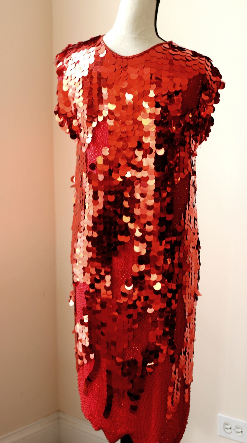 paillette sequin dress