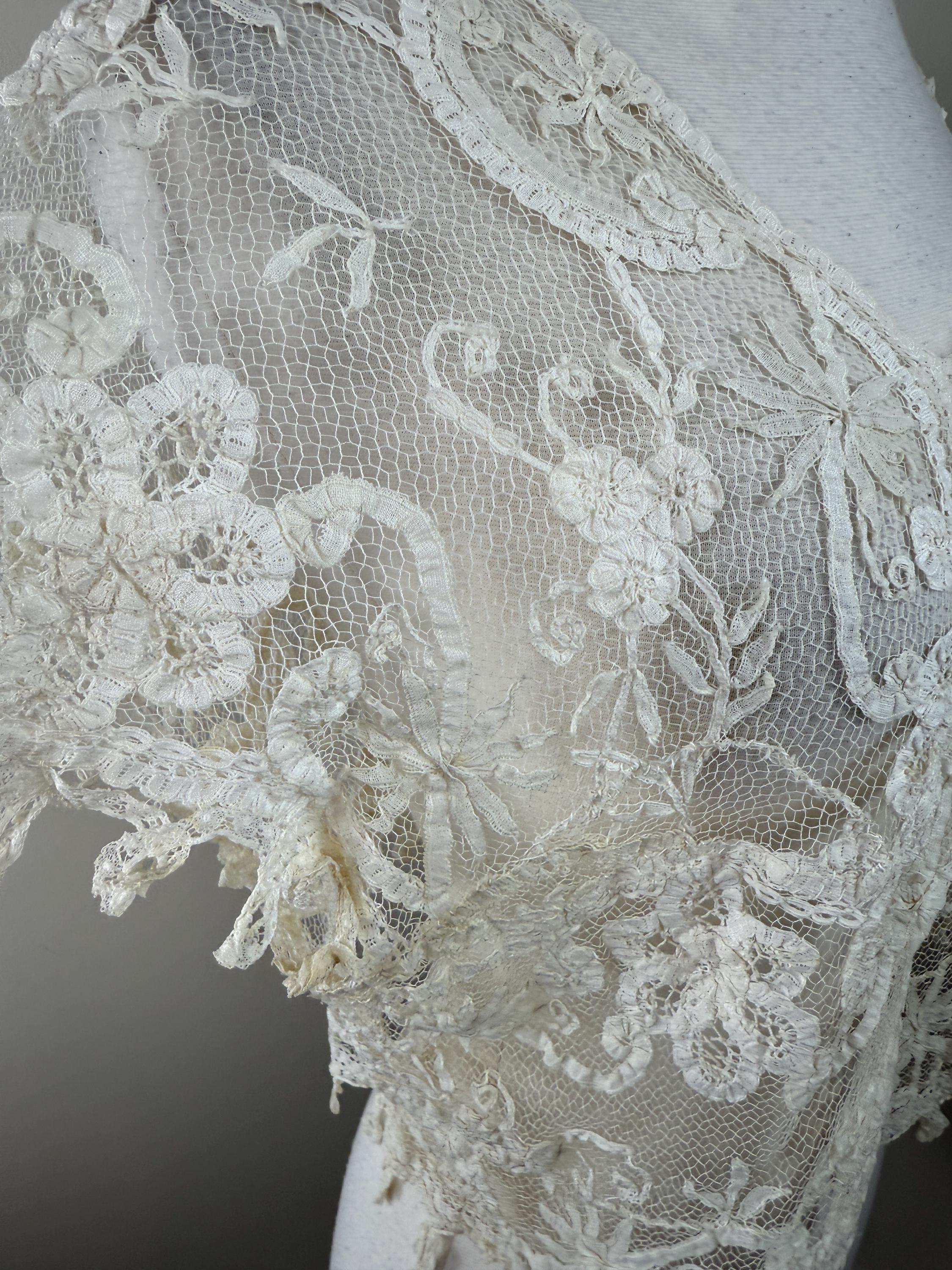 Antique Victorian or Edwardian Lace Blouse C 1910 Princess