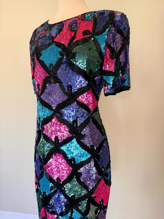 peacock sequin mini dress Royal Blue Hand Sewed Pearls Short Prom Dress Mini Homecoming Dress Cocktail Dress ARD3132