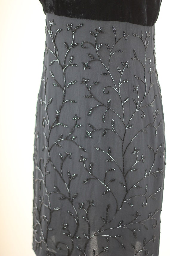 Sz P// Emanuel Ungaro Silk Sequin Velvet Evening … - image 3