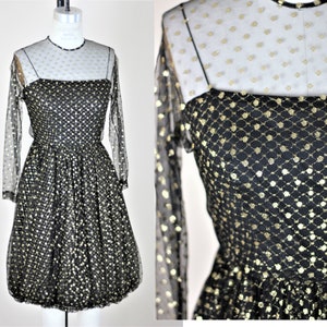 Sz 8// Lillie Rubin Party Dress// Abito a bolle vintage