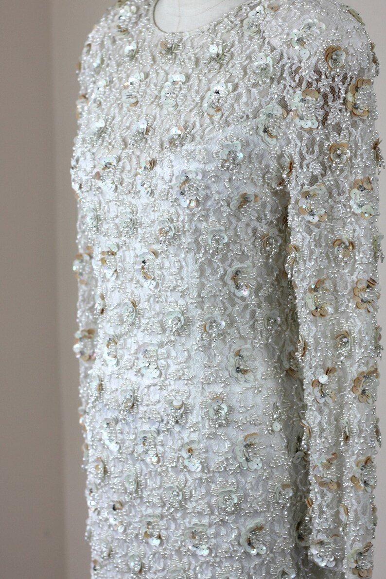 Robe Longue De Soirée BCBG Max Azria - Sans Bretelles, Perles, Marron - Taille M - Neuf Avec étiquettes (NWT)