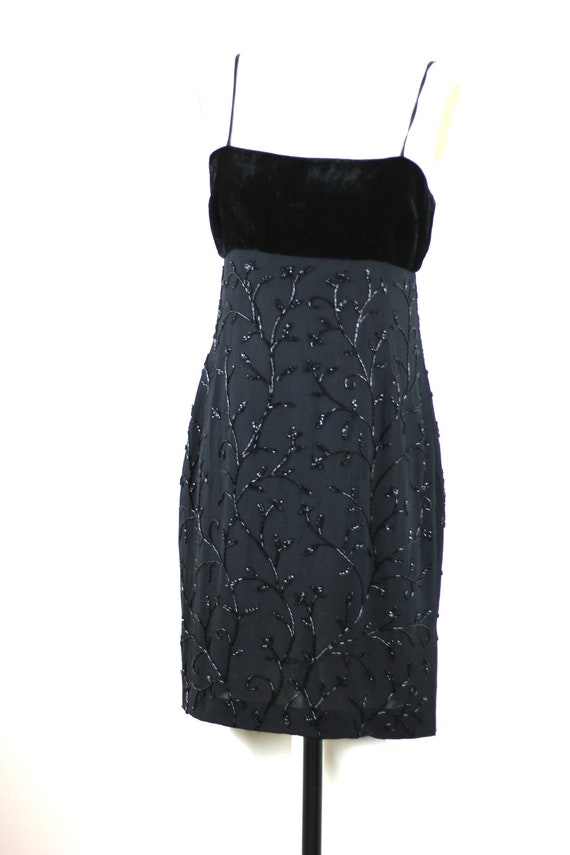 Sz P// Emanuel Ungaro Silk Sequin Velvet Evening … - image 6