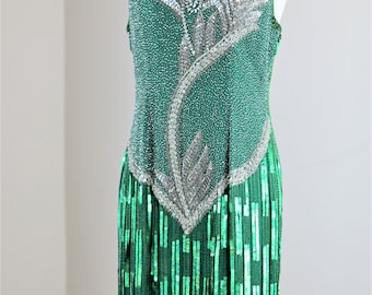 slim fit dress slacks Alishia Satin Sequin Corset Mini Dress Green