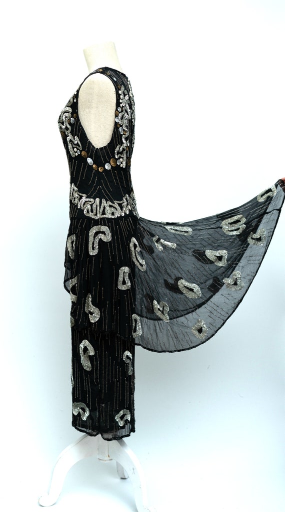 Sz M(VTG) // Authentic Beaded 1930s Vintage Dress… - image 2