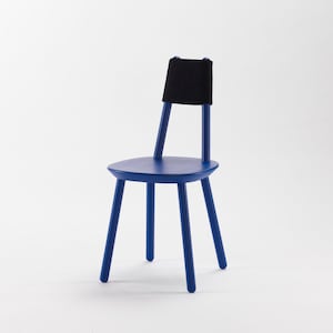 Chaise de cuisine | Chaise en bois naturel | Holzstuhl | Chaise en frêne massif | Eschemassiv Stuhl | Chaise de bureau en bois | Minimaliste | Chaise originale