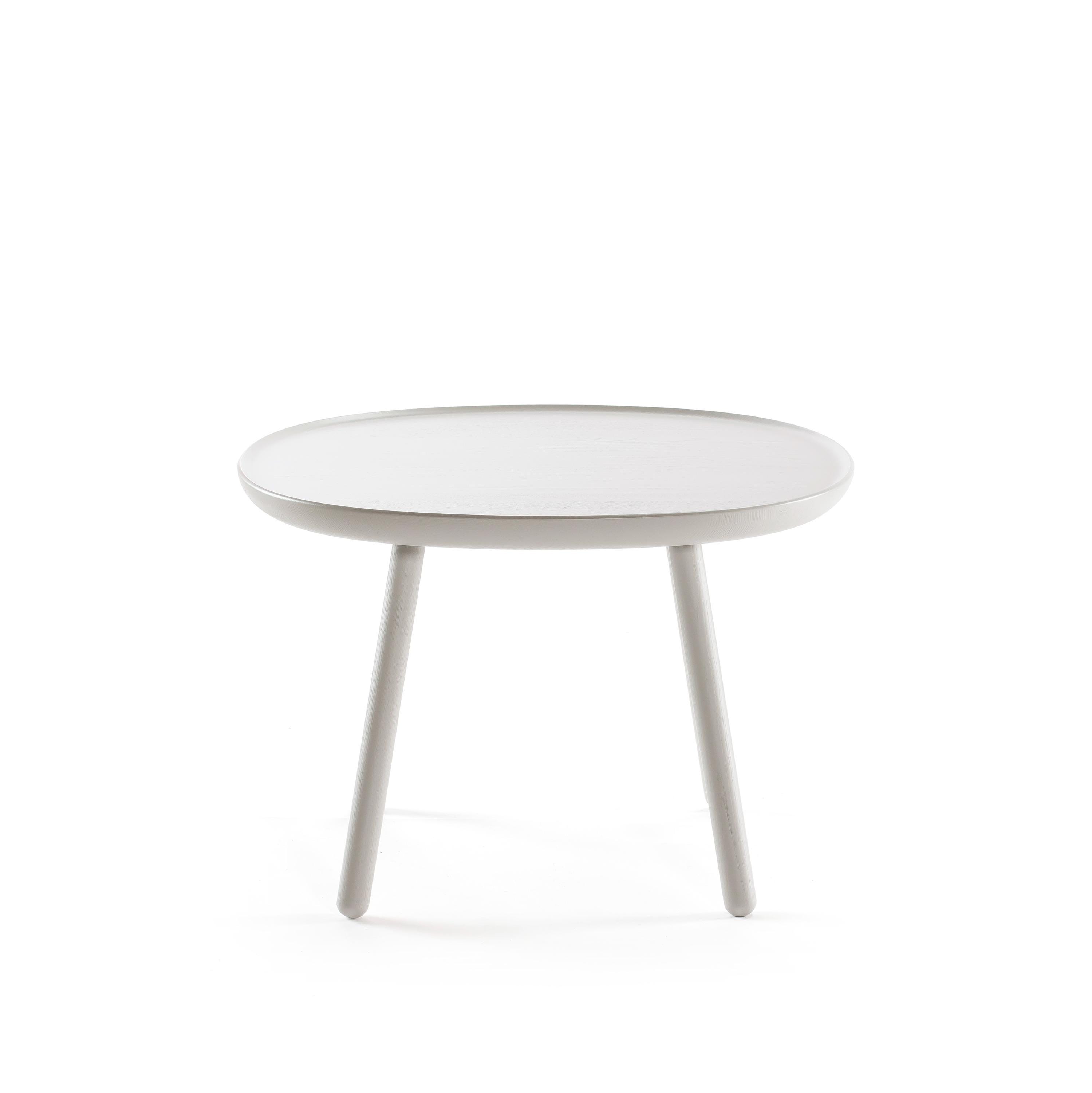 Table d'appoint salon - béton et chêne