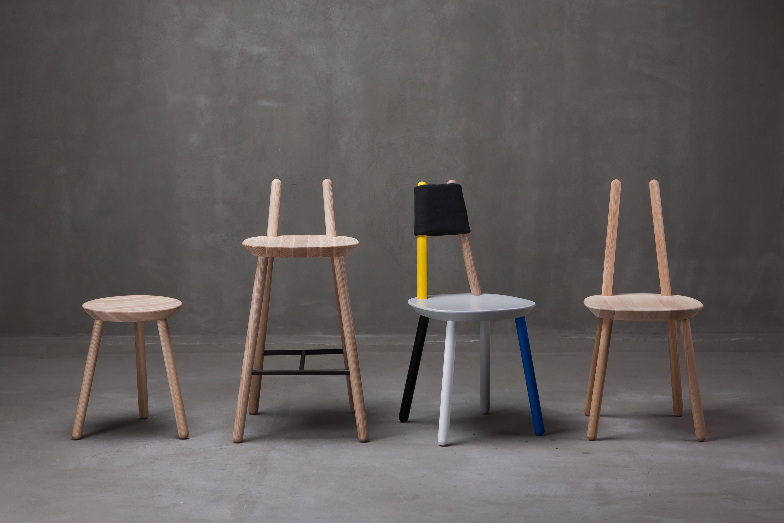 Set of Dining Chairs Solid Ash Scandinavian Style Modern Style Chair ...