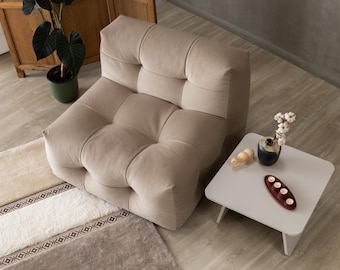 Modular Pouf Sofa Chair: Bodensofa